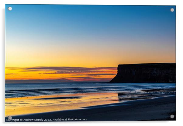 Saltburn Acrylic by Andrew  Sturdy