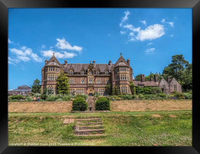 Knightshayes Stately House Framed Print by Stephen Munn