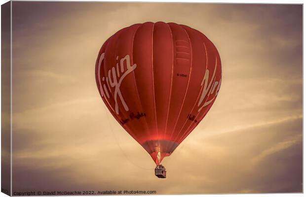 Up and Away Canvas Print by David McGeachie