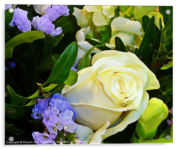 Bouquet Acrylic by Sharon Lisa Clarke