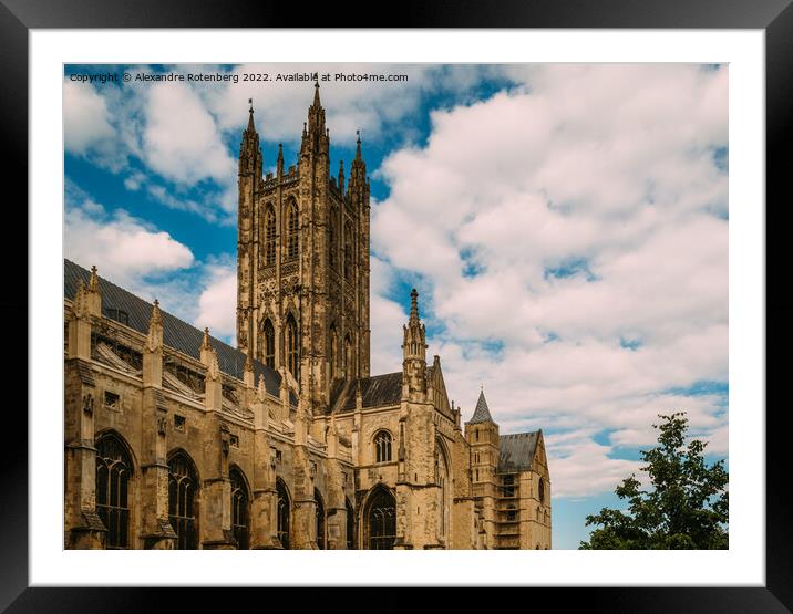 Canterbury Cathedral Framed Mounted Print by Alexandre Rotenberg