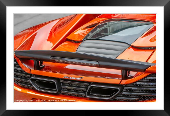 super car Framed Mounted Print by Rob Lucas