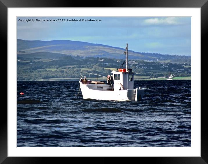 Donegal Fishing boat Framed Mounted Print by Stephanie Moore