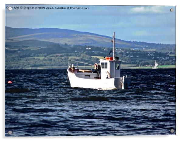 Donegal Fishing boat Acrylic by Stephanie Moore