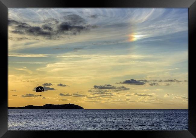 Rainbow Cloud Framed Print by Tom Gomez
