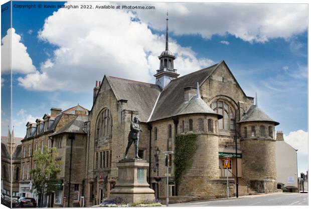 A Monumental Church in the Heart of Hexham Canvas Print by Kevin Maughan
