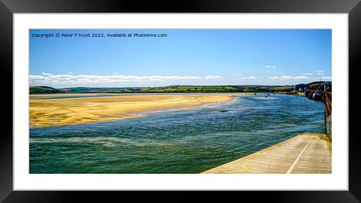 Camel River At Padstow Framed Mounted Print by Peter F Hunt
