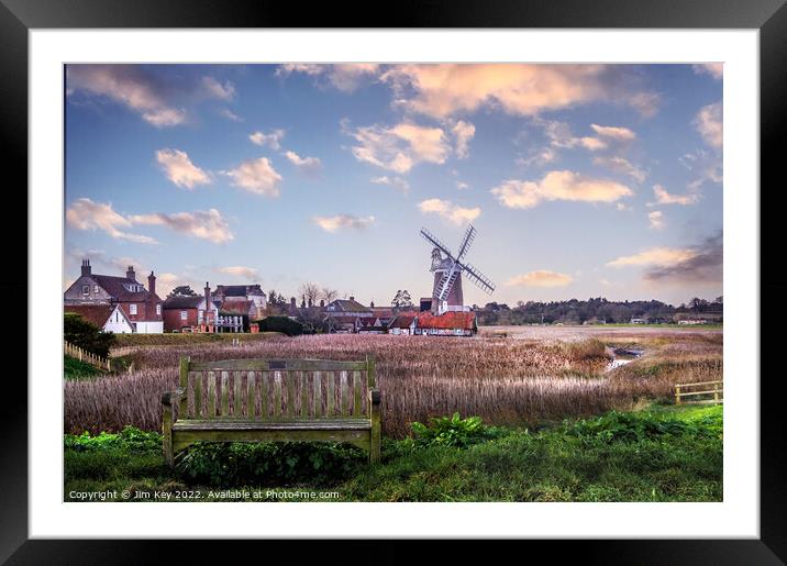 Cley next the Sea  Norfolk   Framed Mounted Print by Jim Key