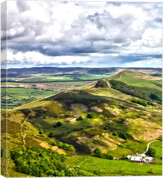 The Great Ridge Derbyshire Canvas Print by Darren Burroughs