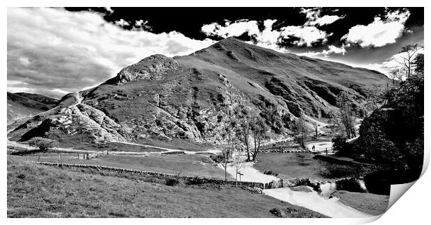 Dovedale with Thorpe Cloud Print by Darren Burroughs