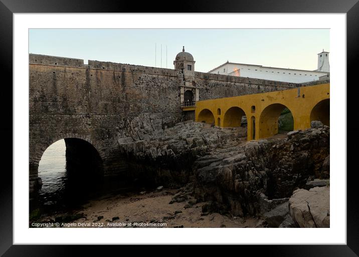 Fort of Peniche Framed Mounted Print by Angelo DeVal