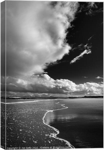 Dramatic Skies over Lunanbay Canvas Print by Joe Dailly