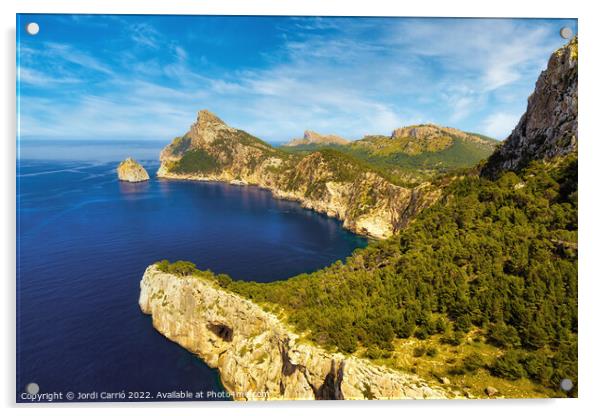 Majestic Views of Cape Formentor - CR2204-7439-GLA Acrylic by Jordi Carrio