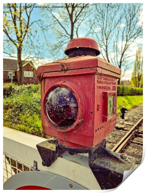 The Haunting Red Light Print by Stuart Clarke