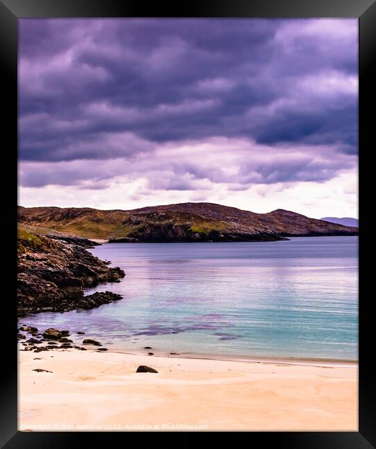 Huisinis Beach, Isle of Harris, Outer Hebrides, Sc Framed Print by Dan Webster