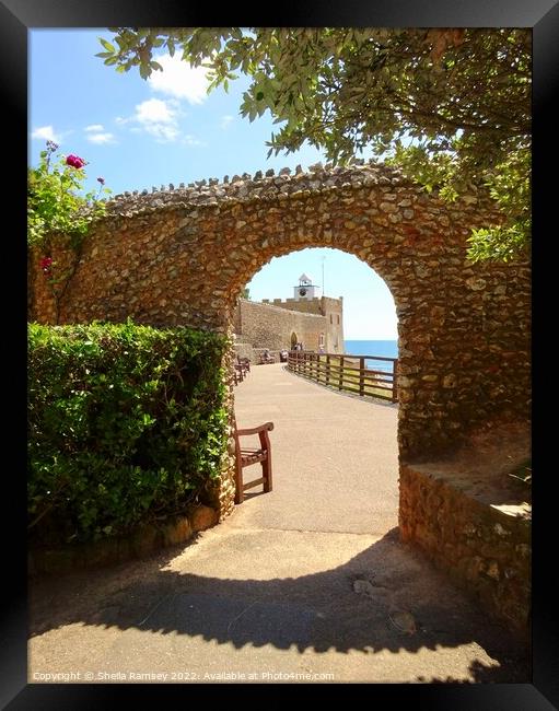 Through the Archway Framed Print by Sheila Ramsey