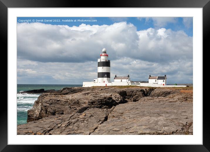 Hook Head Lighthouse, Co Wexford, Ireland  Framed Mounted Print by Derek Daniel