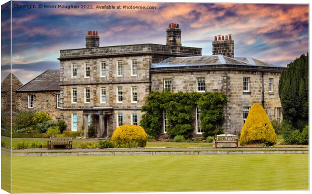 Timeless Elegance at Hexham House Canvas Print by Kevin Maughan