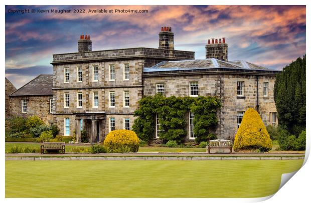 Timeless Elegance at Hexham House Print by Kevin Maughan