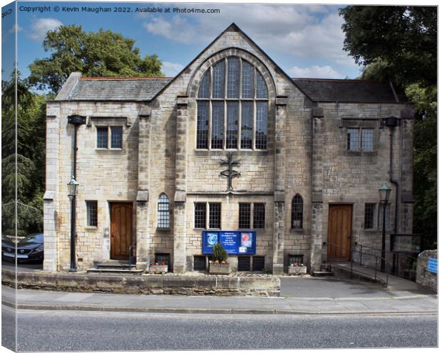 The Abandoned Stone Church of Hexham Canvas Print by Kevin Maughan