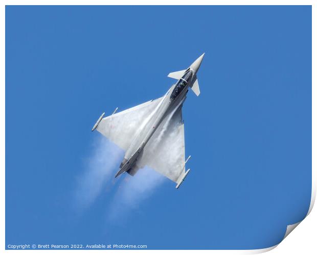 Eurofighter Typhoon Print by Brett Pearson