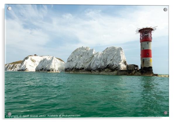The Needles From The Sea Acrylic by Geoff Stoner