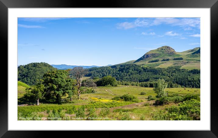 Dumgoyne Hill in the Campsie Fells Framed Mounted Print by George Robertson