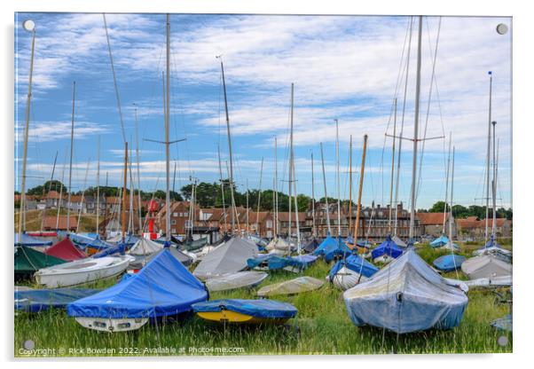 Blakeney North Norfolk Acrylic by Rick Bowden