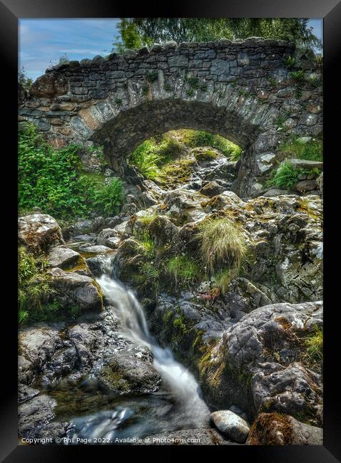 Ashness Bridge Framed Print by Phil Page