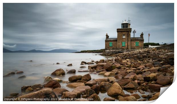 Blacksod Lighthouse Print by DiFigiano Photography