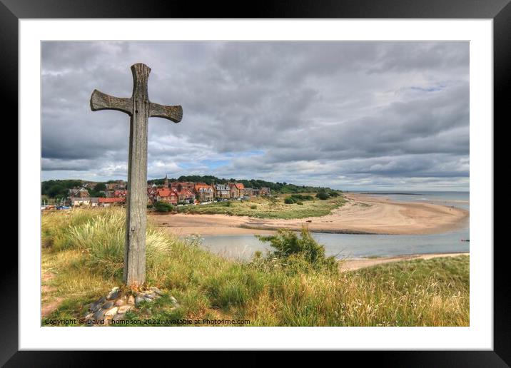 Alnmouth Village Northumberland Framed Mounted Print by David Thompson