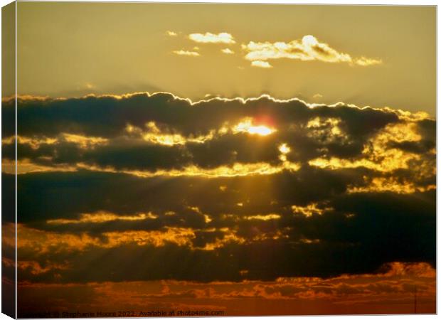 Sky sun Canvas Print by Stephanie Moore