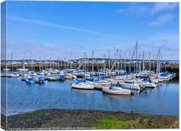 Boat and Yacht's in Tayport Canvas Print by Rodney Hutchinson