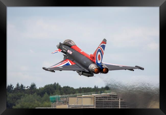 RAF Typhoon Blackjack ZJ914 Framed Print by J Biggadike