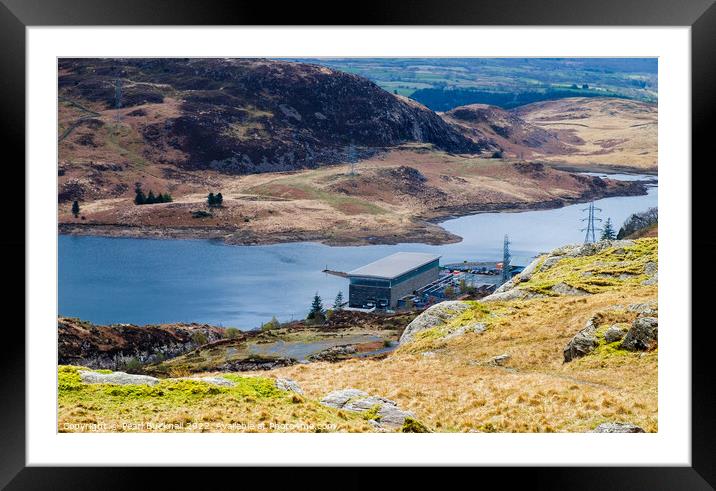 Ffestiniog Power Station Snowdonia Wales Framed Mounted Print by Pearl Bucknall