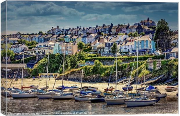 A Stunning Summer in New Quay Canvas Print by Rodney Hutchinson
