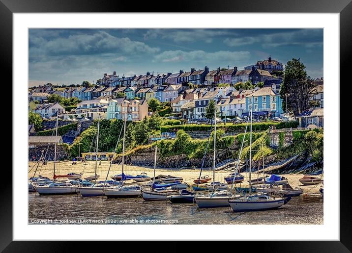 A Stunning Summer in New Quay Framed Mounted Print by Rodney Hutchinson