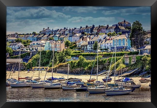 A Stunning Summer in New Quay Framed Print by Rodney Hutchinson
