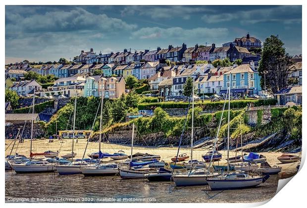 A Stunning Summer in New Quay Print by Rodney Hutchinson