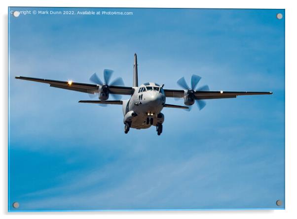 C130 Hercules Aircraft in level flight Acrylic by Mark Dunn