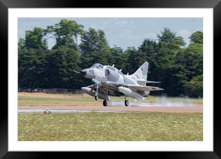 Douglas A-4N Skyhawk  Framed Mounted Print by J Biggadike