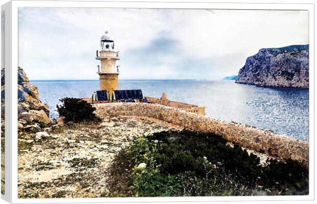 Lighthouse, Dragonera Island - CR2204-7149-WAT Canvas Print by Jordi Carrio