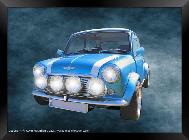 A Classic Mini Adventure Framed Print by Kevin Maughan