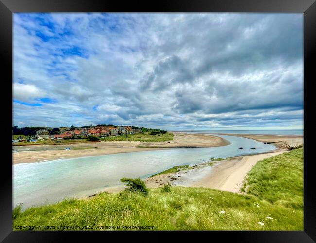 Alnmouth Northumberland  Framed Print by David Thompson