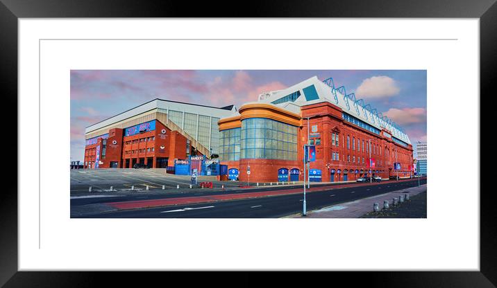 Ibrox Stadium Framed Mounted Print by JC studios LRPS ARPS