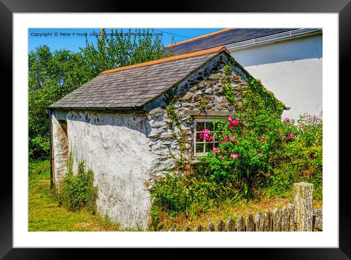 A Very Rural Garden Shed Framed Mounted Print by Peter F Hunt