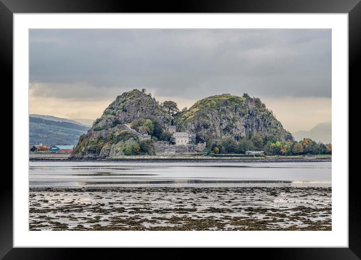 Dumbarton Castle  Framed Mounted Print by Valerie Paterson