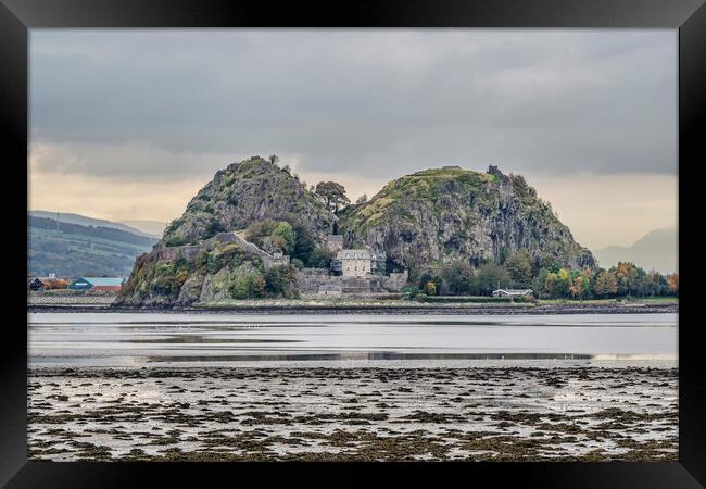 Dumbarton Castle  Framed Print by Valerie Paterson