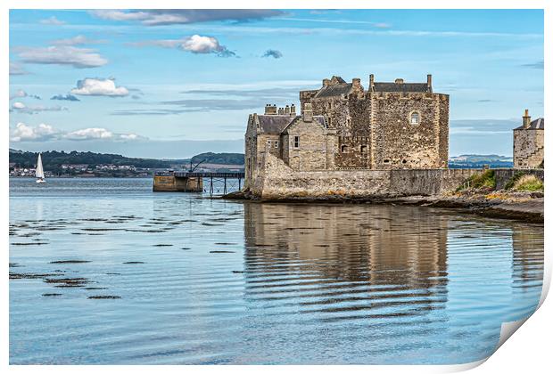 Blackness Castle Print by Valerie Paterson