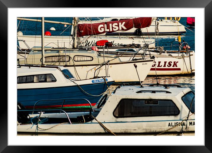 Glisk Framed Mounted Print by Gerry Walden LRPS